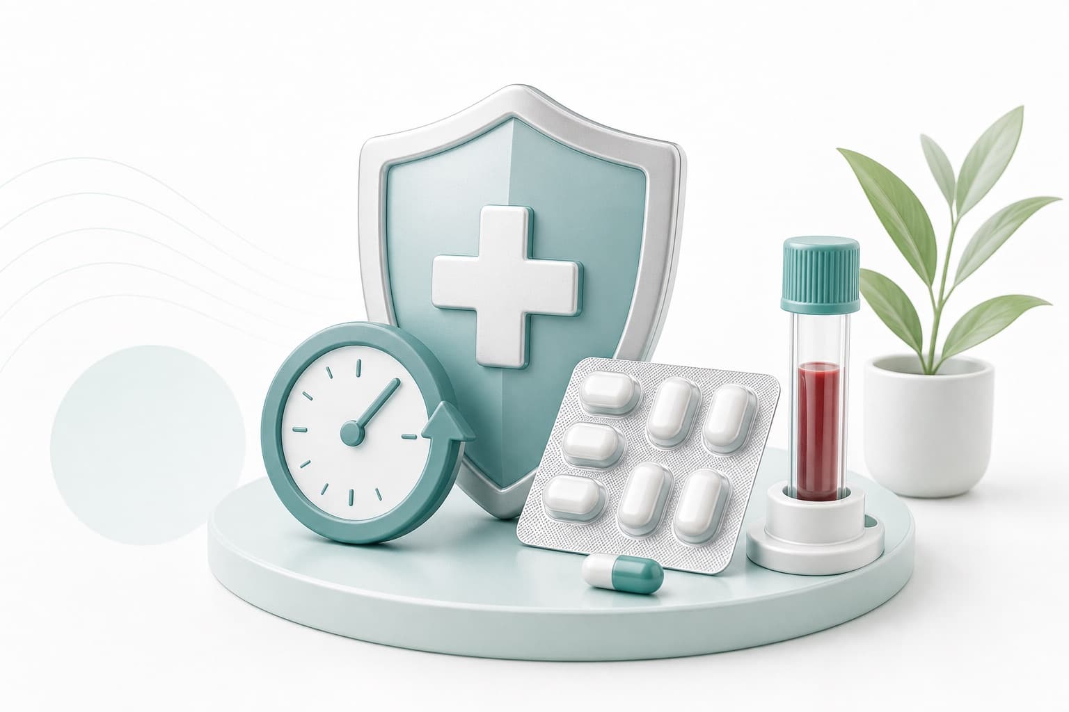 HIV PEP & PrEP medical graphic